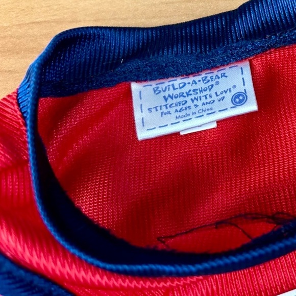 Build a bear with football helmet/NFL outfit lot of 4 older plush toy - Picture 10 of 10